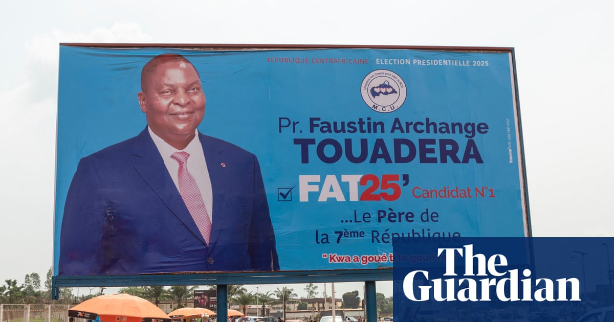 Central African Republic Goes to Polls as President Seeks Third Term image from theguardian.com