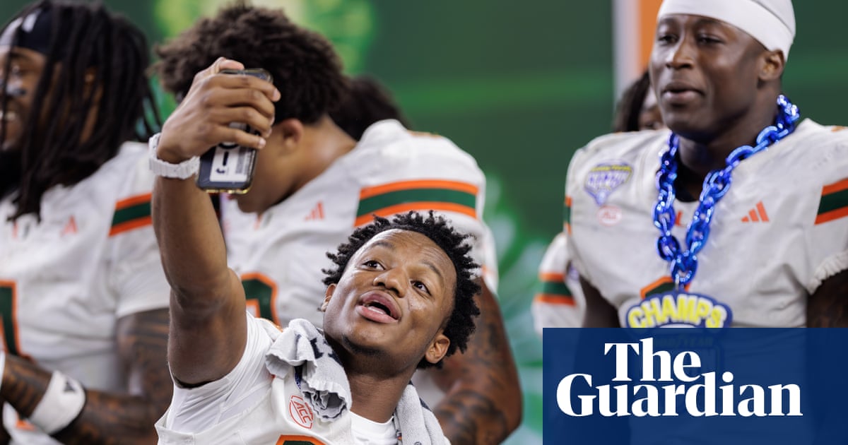 Miami Upsets Ohio State 24-14 at Cotton Bowl to Reach CFP Semifinal image from theguardian.com
