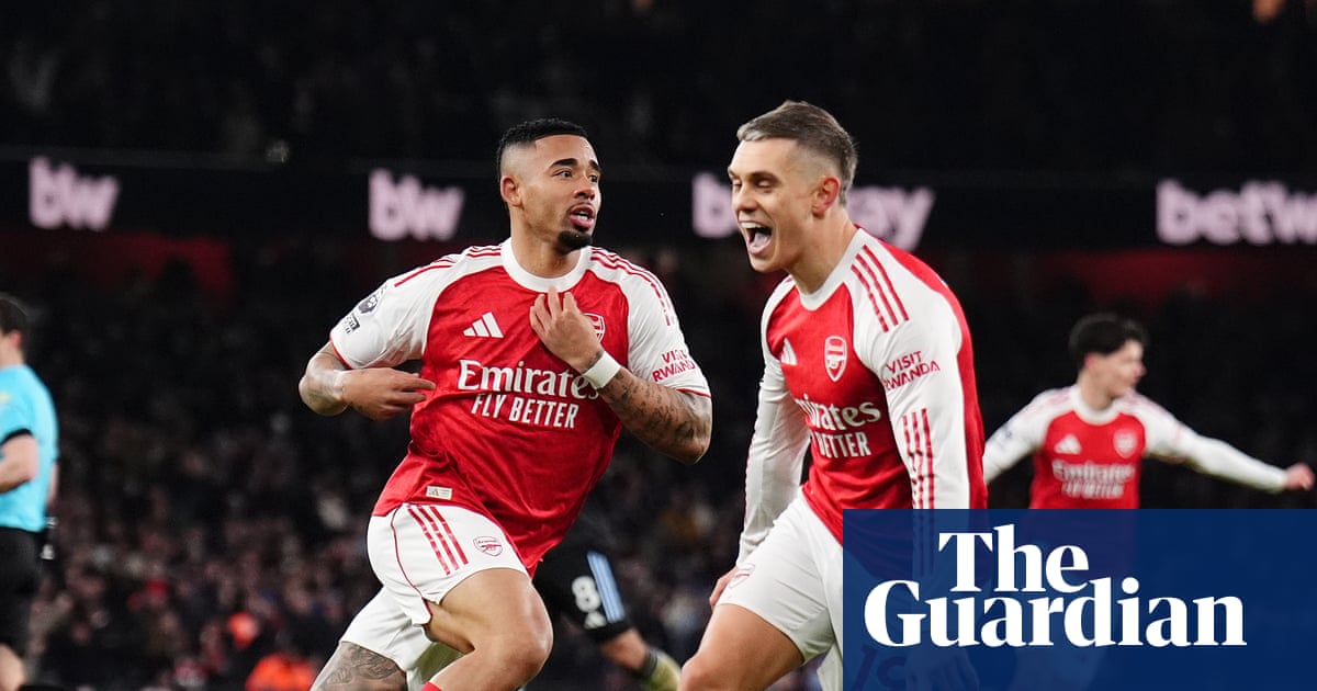 Rampant Arsenal Make a Strong Title Statement and Bury the Emery Bogey image from theguardian.com