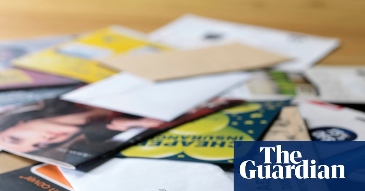 Letter writers critique postal advertising's environmental impact and question charity mailing practices image from theguardian.com