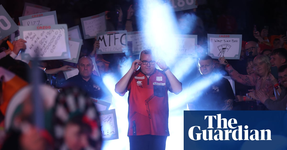 Stephen Bunting on His Viral 'Titanium' Walk-On and Career Highlights image from theguardian.com