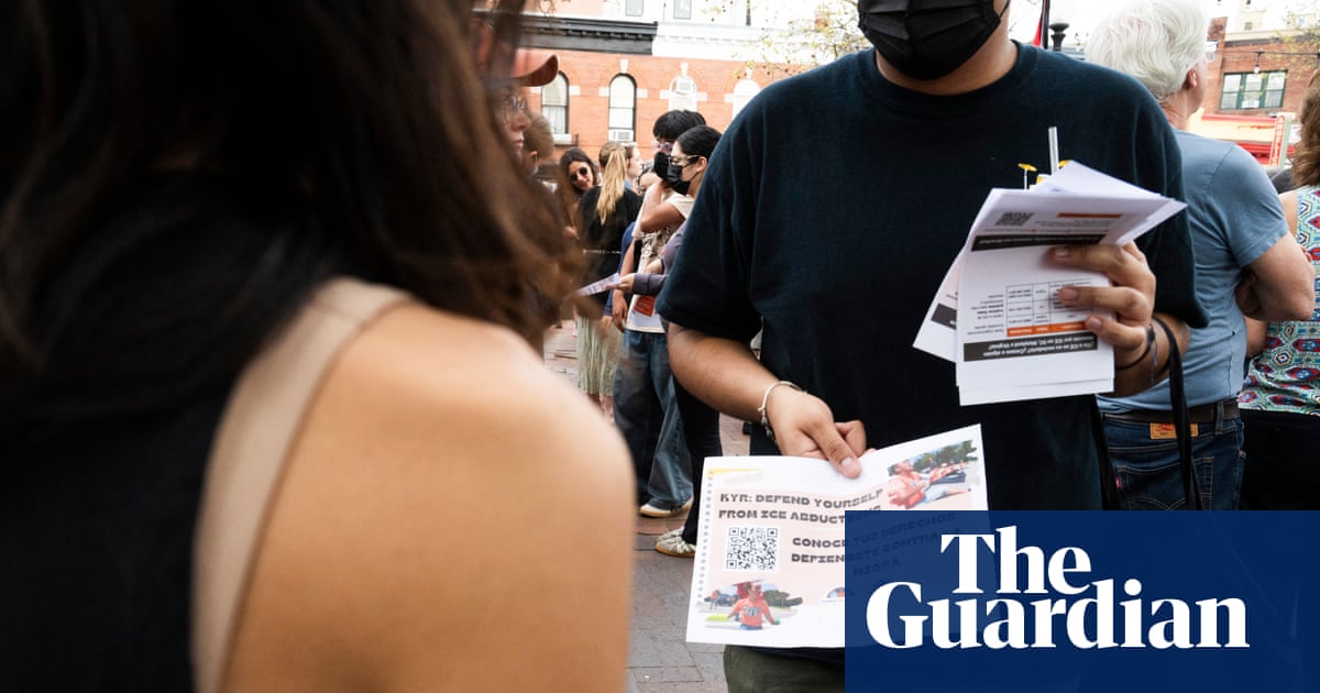 Organized Community Resistance to Expanded ICE Raids in US Cities in 2025 image from theguardian.com