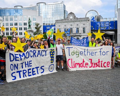 EU Climate Leadership Faces Challenges Amid Right-Wing Pushback and Global Pressures image from theguardian.com