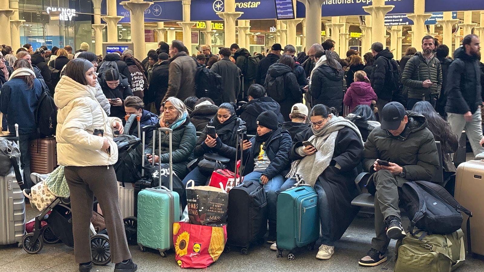 Eurostar Chaos Causes Major Disruptions and Strands Families Amid Channel Tunnel Power Supply Fault image from news.sky.com