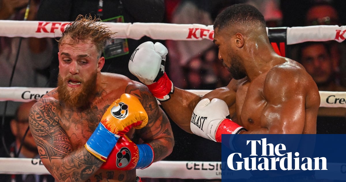 Anthony Joshua Knocks Out Jake Paul in Sixth Round in Miami image from theguardian.com