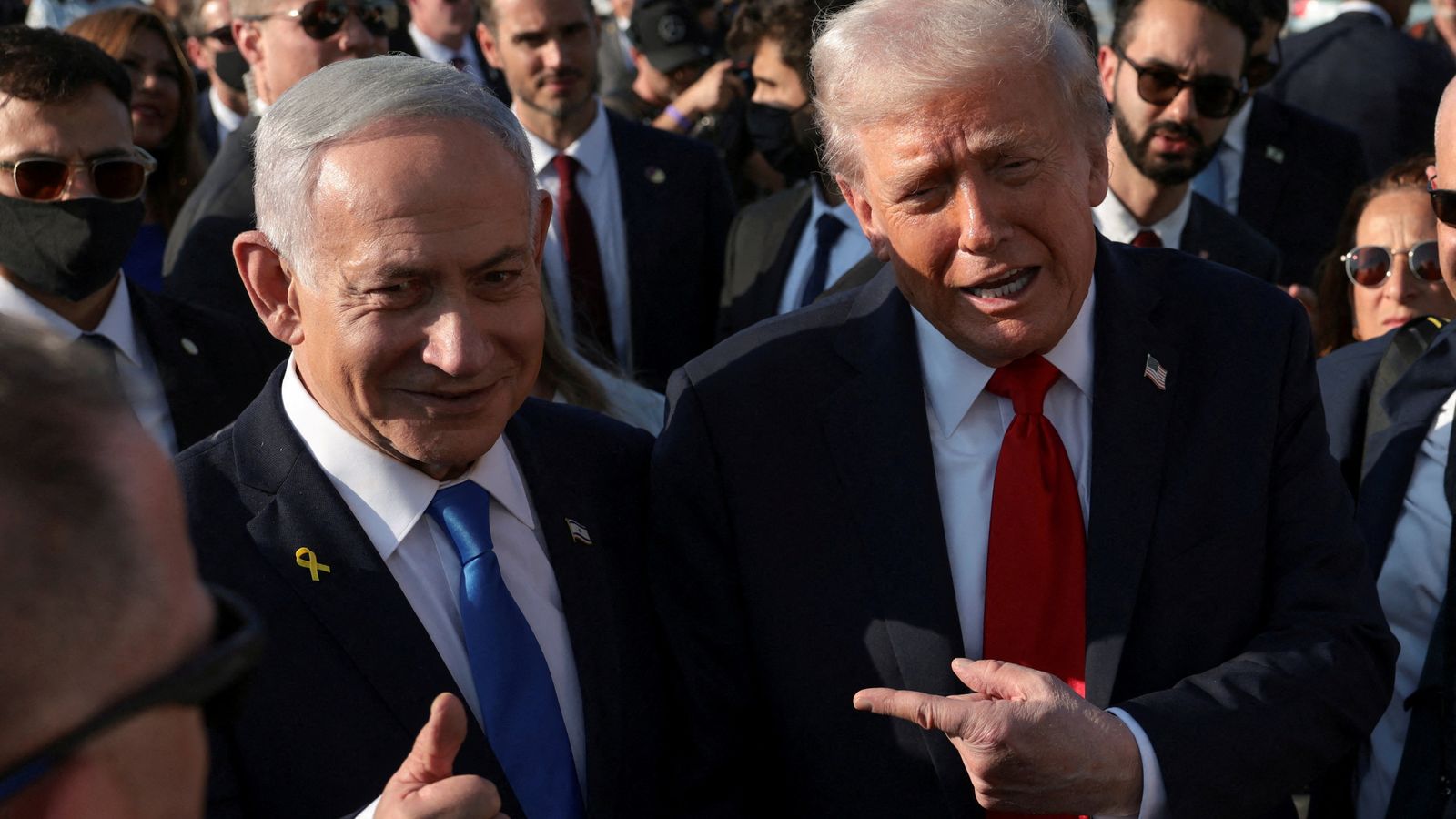 Benjamin Netanyahu to Discuss Gaza, Iran, and Lebanon in Talks with President Trump at Mar-a-Lago image from news.sky.com