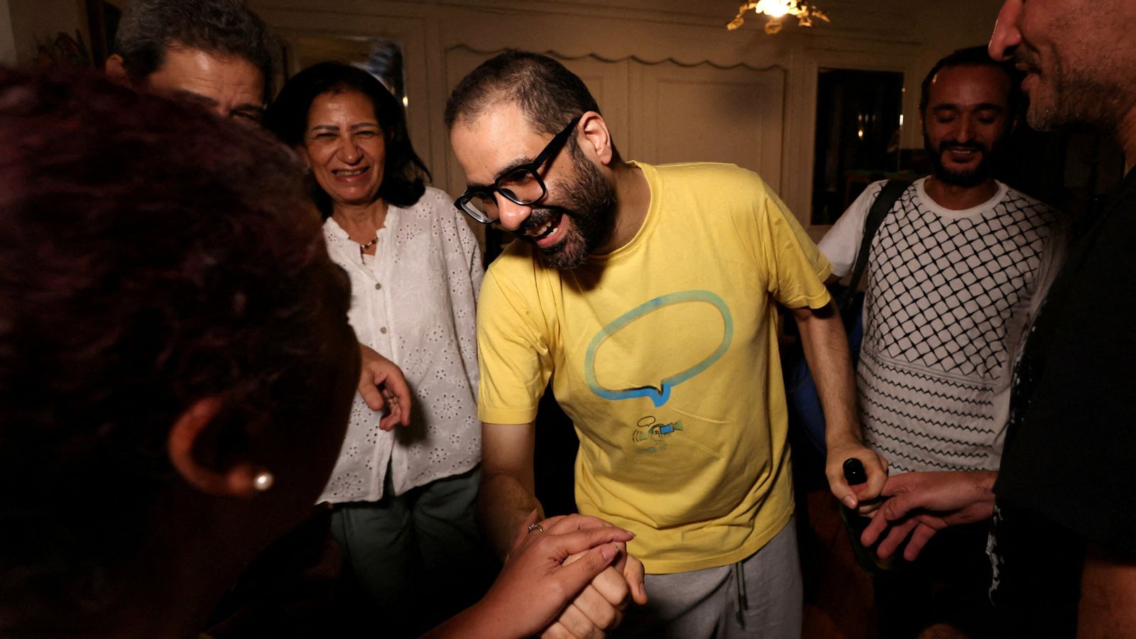 British-Egyptian Activist Alaa Abd El-Fattah Returns to UK After Prison Release image from news.sky.com