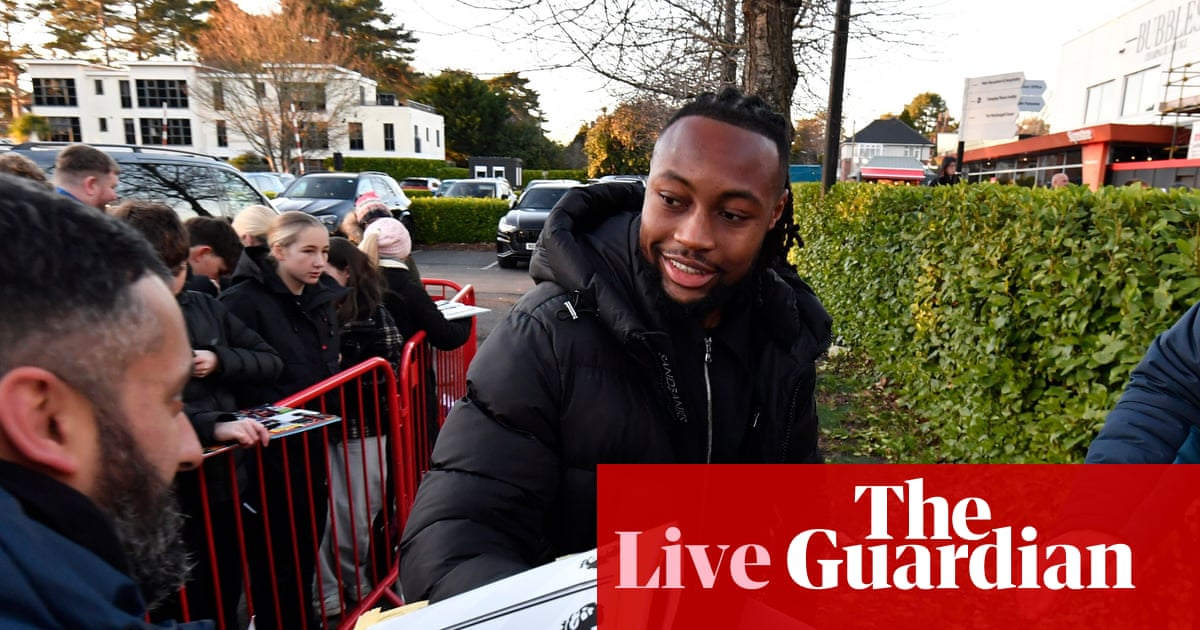 Bournemouth vs Arsenal Premier League Clash at Vitality Stadium image from theguardian.com