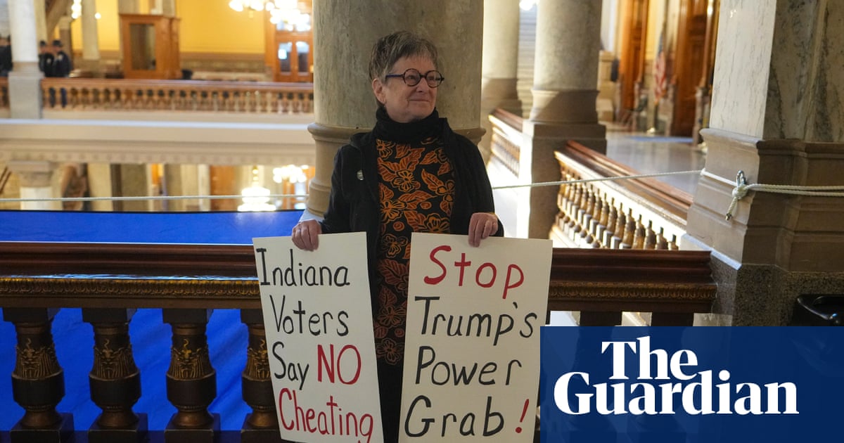 Indiana Republicans Reject redistricting Effort Amid Broader Political Tensions image from theguardian.com