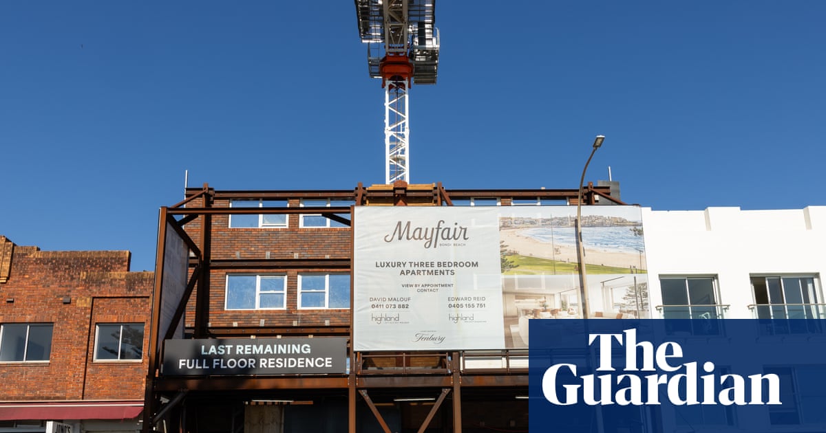 Luxury housing development replaces affordable units in Sydney's Bondi and inner suburbs image from theguardian.com
