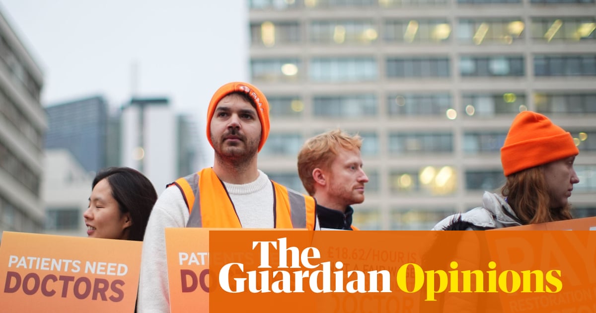 England Resident Doctors Vote for Strike Over Pay Cuts and Staff Shortages image from theguardian.com