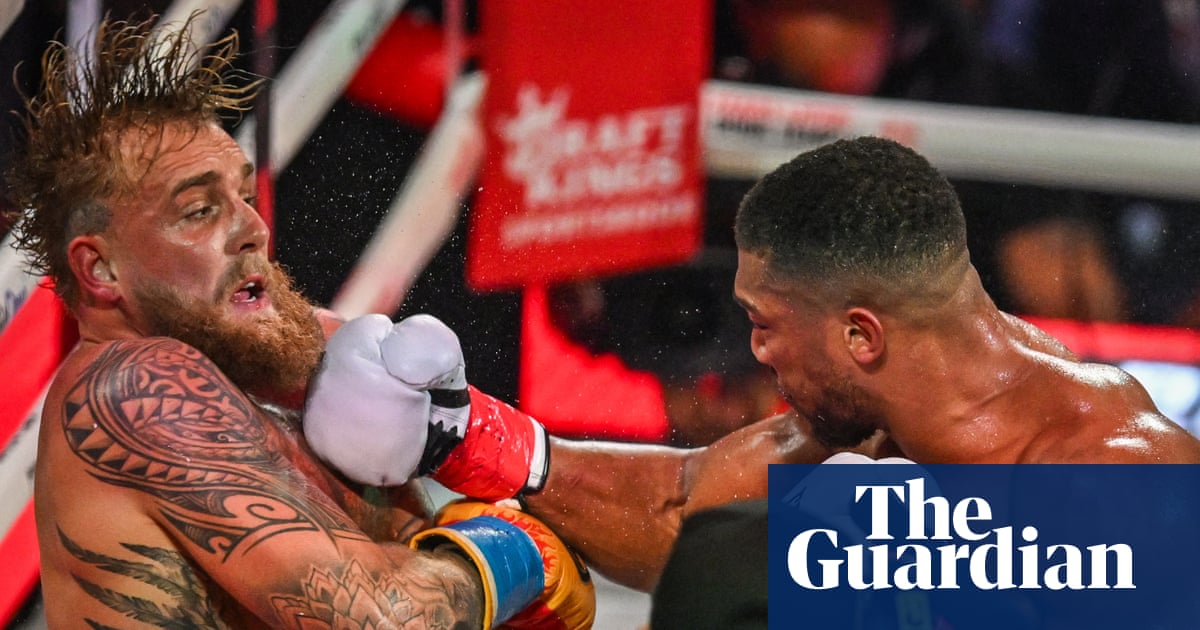 Anthony Joshua Stops Jake Paul in Sixth Round, Calls Out Tyson Fury image from theguardian.com