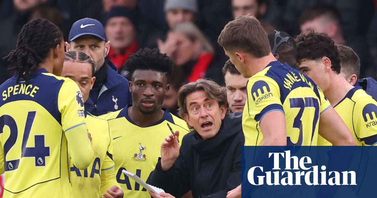 Thomas Frank Acknowledges Challenges as Tottenham Struggle with Style and Results image from theguardian.com
