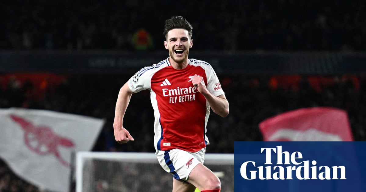 How Declan Rice Transformed From Chelsea Reject to Arsenal's Key Midfielder image from theguardian.com