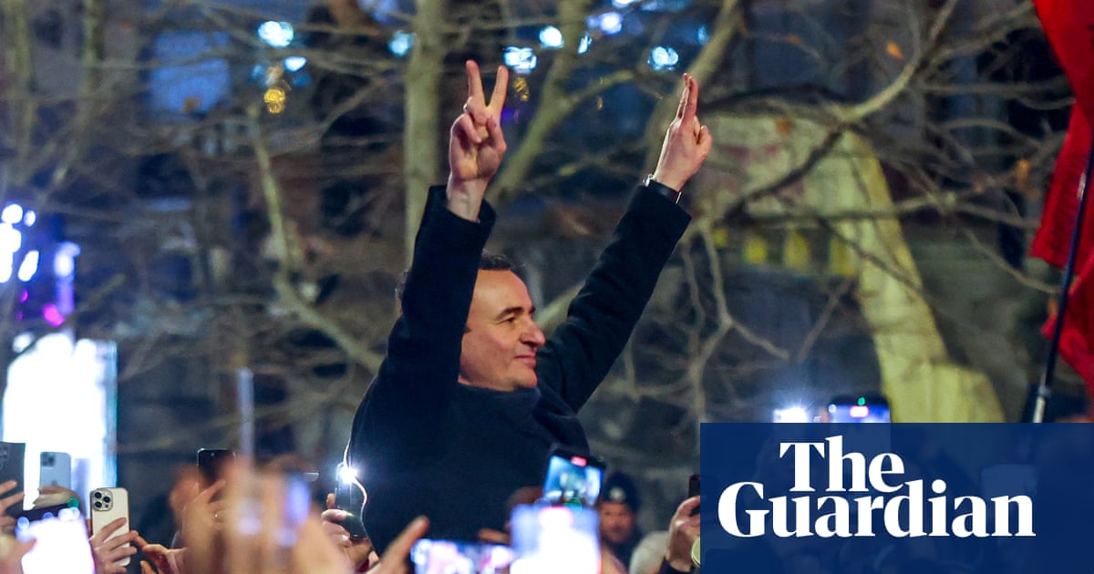 Albin Kurti Wins Kosovo Snap Election, Ending Parliamentary Deadlock image from theguardian.com